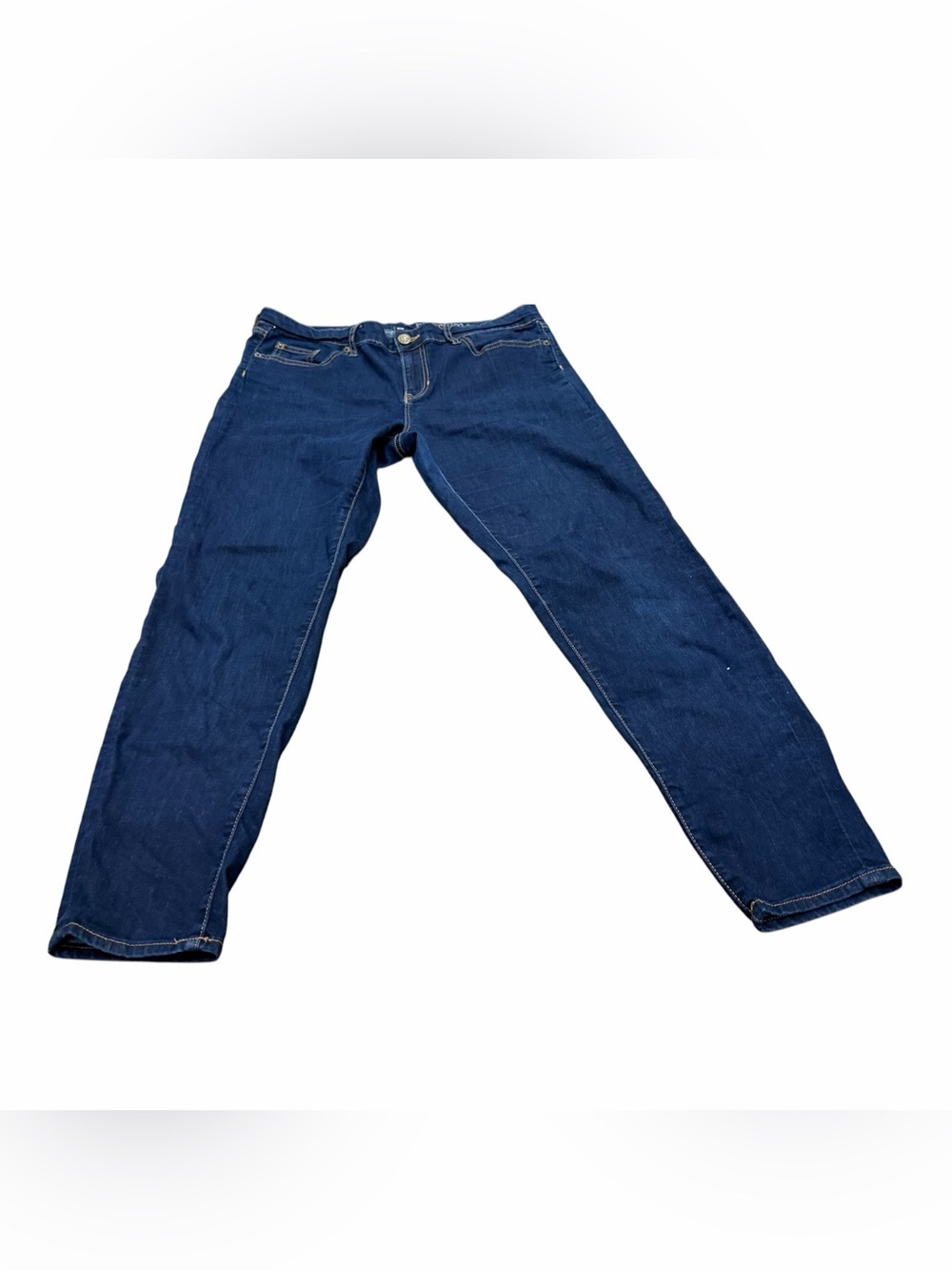 Gap Women’s Premium Skinny Jeans, Dark Blue Denim, Size 14R / 32